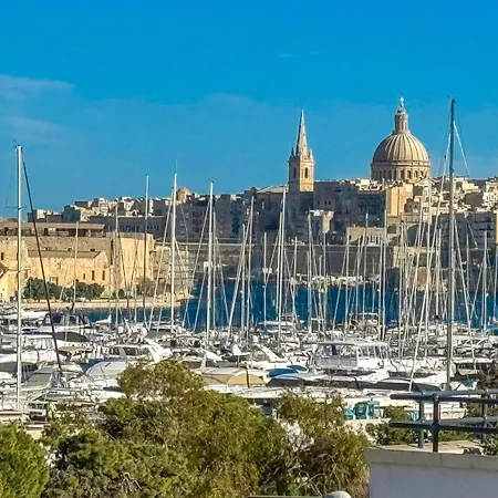 Spaciously Cosy 3bd In - Yacht Marina & Valletta Views Lejlighed Ta Xbiex